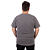 Camiseta Plus Size Estonada Hard Guitar Cinza. - Imagem 5
