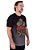 Camiseta Guns N' Roses Esqueleto Estonada Preta - Oficial - Imagem 3