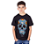 Camiseta Juvenil Caveira Mexicana Preta Jaguar - Imagem 1