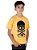 Camiseta Juvenil Moto Skull Amarela - Imagem 3