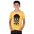 Camiseta Juvenil Moto Skull Amarela - Imagem 1