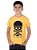 Camiseta Juvenil Moto Skull Amarela - Imagem 1