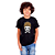 Camiseta Infantil Caveira Motoqueira Preta - Imagem 1