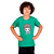 Camiseta Infantil Caveira Motoqueira Verde - Imagem 1