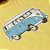 Camiseta Infantil Kombi Amarela - Imagem 2