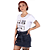 Camiseta Feminina Kiss Cat Branca - Imagem 3