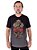 Camiseta Guns N' Roses Esqueleto Estonada Preta Oficial - Imagem 1