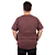 Camiseta Plus Size Estonada Fuel And Fire Marrom. - Imagem 5