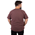 Camiseta Plus Size Básica Estonada Marrom. - Imagem 5