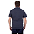Camiseta Plus Size Básica Estonada Azul. - Imagem 5