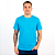 Camiseta Básica Azul Turquesa. - Imagem 1
