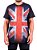 Camiseta Bandeira Reino Unido Full Preta. - Imagem 1
