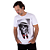 Camiseta Plus Size Michael Jackson Caveira Branca. - Imagem 1