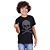 Camiseta Infantil Caveira Ossos Preta - Imagem 1