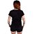 Camiseta Feminina Caveira Ossos Preta - Imagem 7