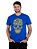 Camiseta Brasil Fut Caveira Azul. - Imagem 3