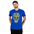 Camiseta Brasil Fut Caveira Azul. - Imagem 1