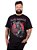 Camiseta Plus Size Iron Maiden Senjutsu Samurai Preta Oficial - Imagem 1