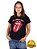 Camiseta Feminina Rolling Stones Preta Oficial - Imagem 3