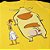 Camiseta Cartoon Network Vaca e Frango Amarela Oficial - Imagem 4