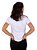 Camiseta Feminina Ringer DC Mulher Maravilha Retrô Branca Oficial - Imagem 5