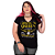Blusa Choker Moto Custom Queen Preta - Imagem 1