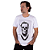 Camiseta Plus Size Gene Marinheiro Caveira Branca. - Imagem 1