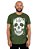 Camiseta Caveira Life Fast Verde Cipestre. - Imagem 1