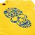 Camiseta Juvenil Brasil Fut Caveira Amarela - Imagem 2