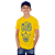 Camiseta Juvenil Brasil Fut Caveira Amarela - Imagem 1