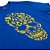 Camiseta Juvenil Brasil Fut Caveira Azul - Imagem 2