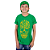 Camiseta Juvenil Brasil Fut Caveira Verde - Imagem 1