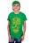 Camiseta Juvenil Brasil Fut Caveira Verde - Imagem 3