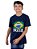 Camiseta Juvenil Brasil Bandeira Marinho - Imagem 1