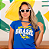 Blusa Choker Brasil Azul Royal - Imagem 1