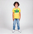 Camiseta Infantil Brasil Bandeira Amarela. - Imagem 3