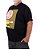 Camiseta Plus Size Charlie Brown Aceno Preta Oficial - Imagem 3