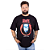 Camiseta Plus Size Charlie Brown Jr. Lugar Ao Sol Preta Oficial - Imagem 1
