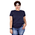Camiseta Básica Marinho Adulto Feminino. - Imagem 1