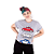 Camiseta Fusca Trip Cinza Mescla. - Imagem 1