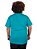 Camiseta Plus Size Básica Azul Turquesa. - Imagem 3