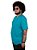 Camiseta Plus Size Básica Azul Turquesa. - Imagem 2