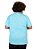 Camiseta Plus Size Básica Azul Celeste. - Imagem 2
