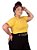 Camiseta Básica Amarelo Gema Adulto Feminino - Imagem 1