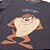 Camiseta Looney Tunes Taz Bem e Mal Cinza Oficial - Imagem 3