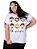 Camiseta Feminina Plus Size Friends Mini Branca Oficial - Imagem 3
