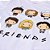 Camiseta Feminina Plus Size Friends Mini Branca Oficial - Imagem 2