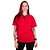Camiseta Básica Vermelha Adulto Feminina. - Imagem 1