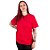 Camiseta Básica Vermelha Adulto Feminina. - Imagem 3