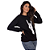 Moletinho Feminino Raglan Tattoo Hand Preto - Imagem 3